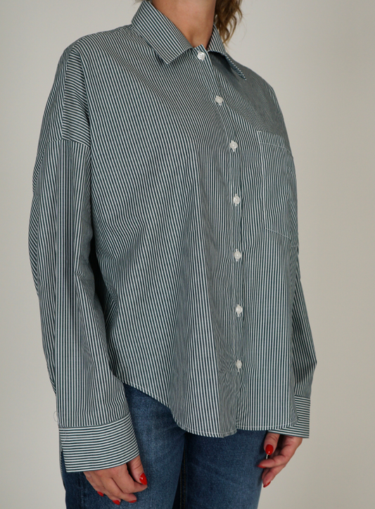 Camicia a Righe in Cotone