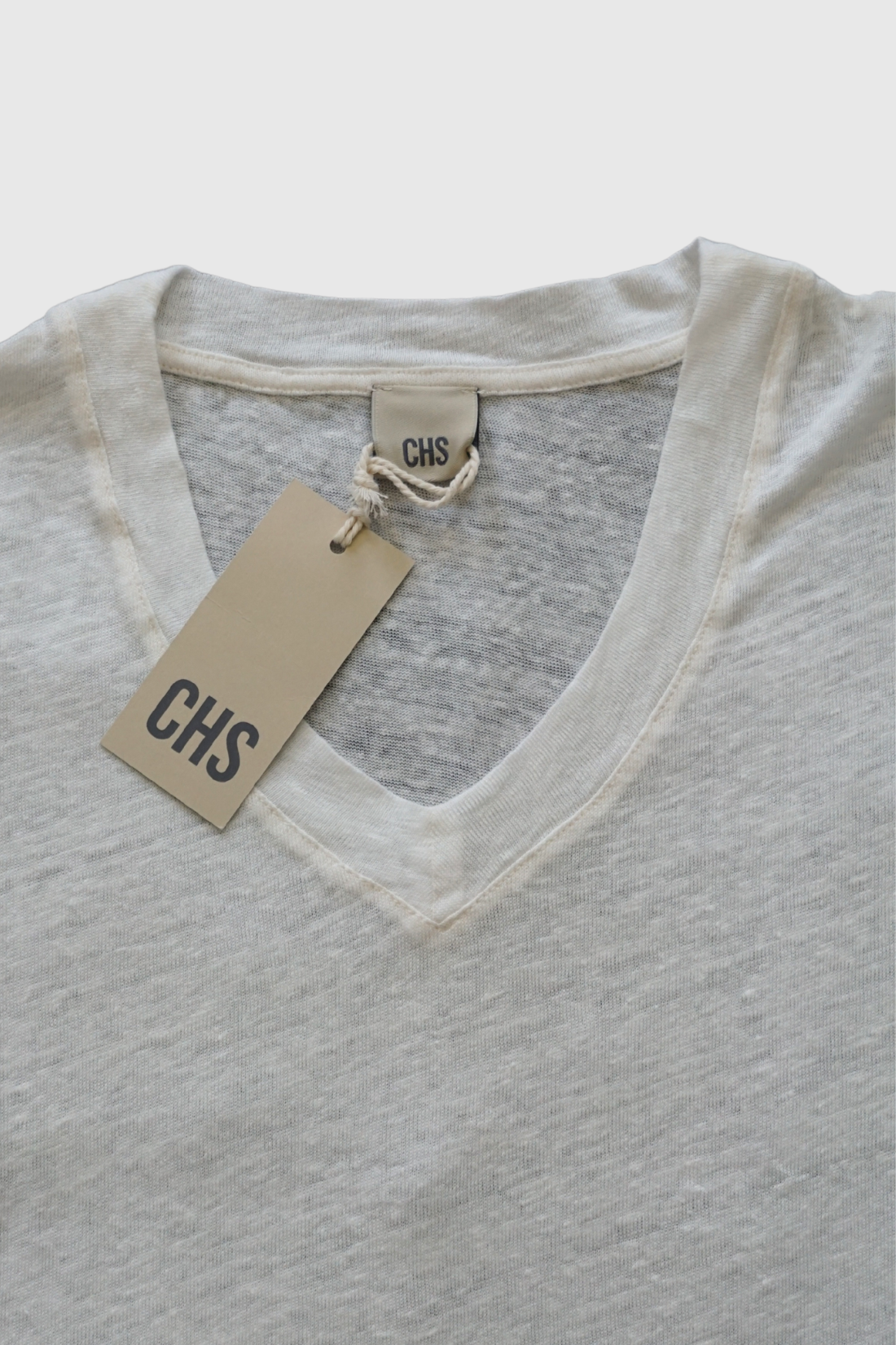 T-shirt misto lino