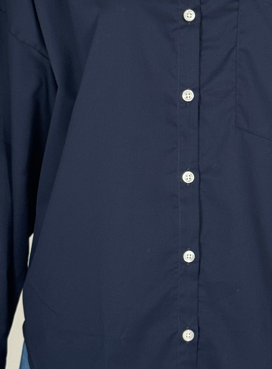 Camicia Oversize Navy