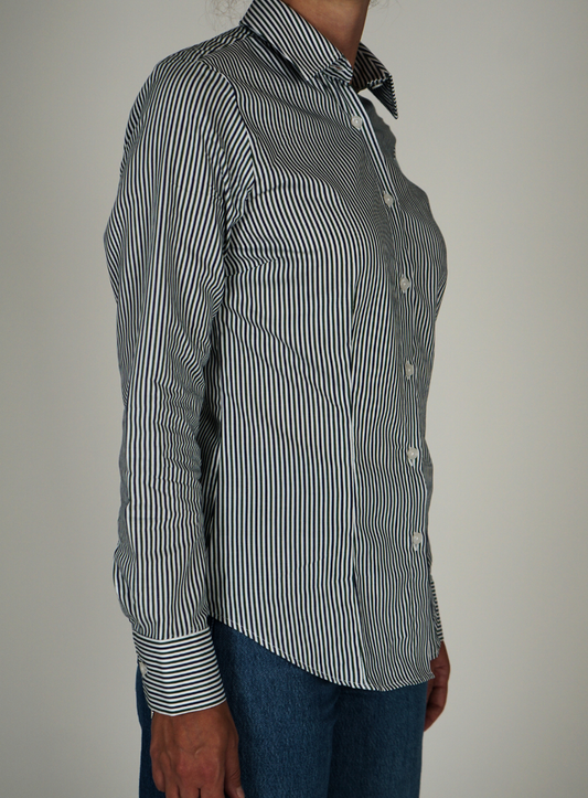 Camicia a Righe Navy