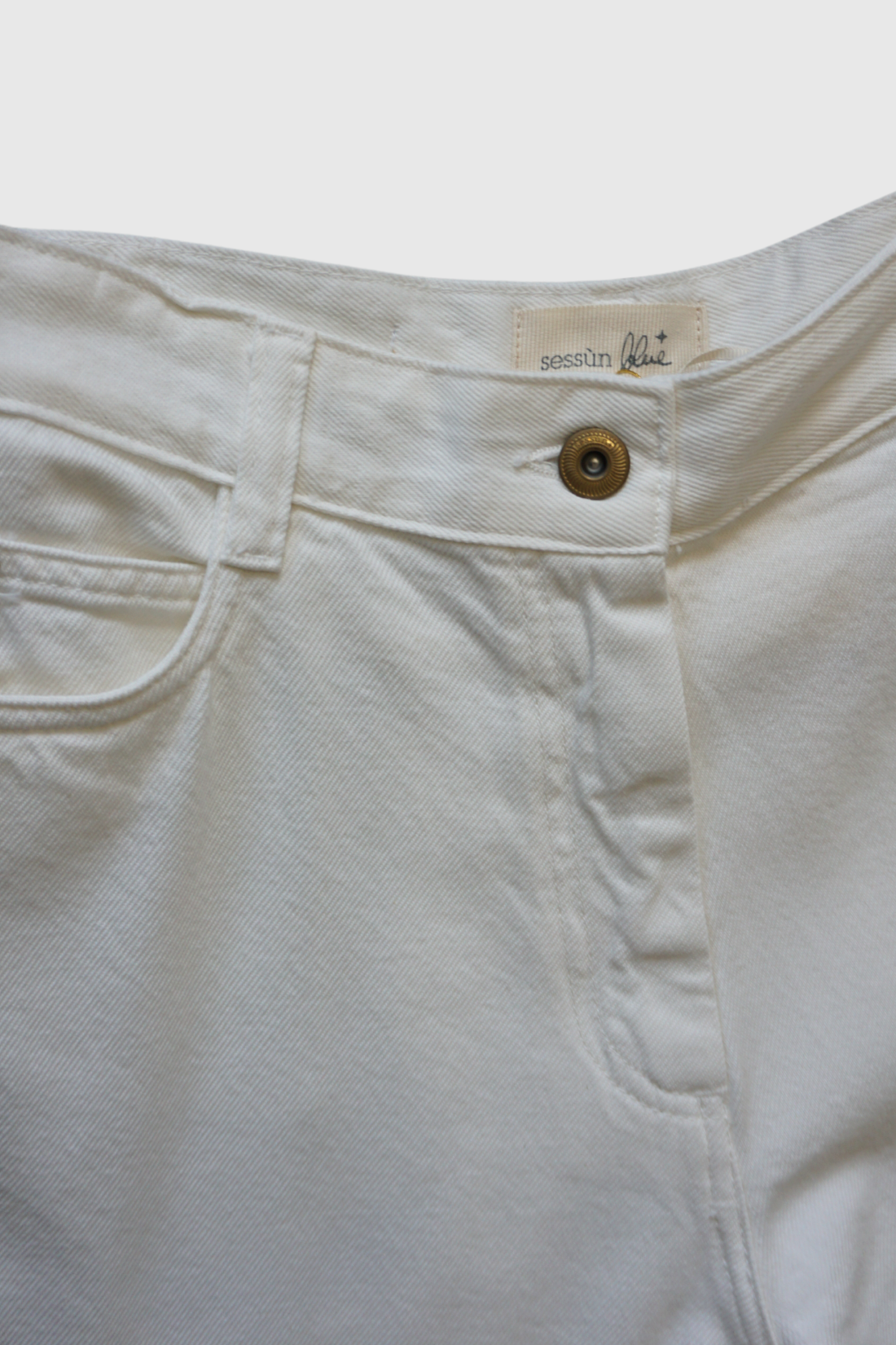 Pantalone bianco panna