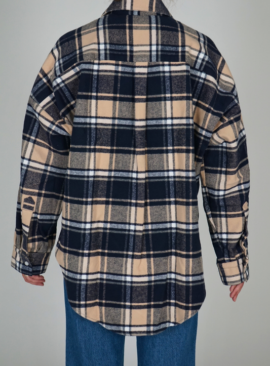 Camicia Oversize a Quadri