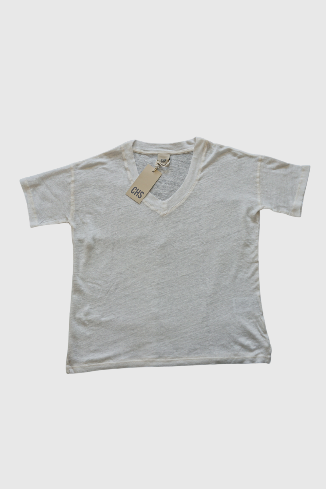 T-shirt misto lino