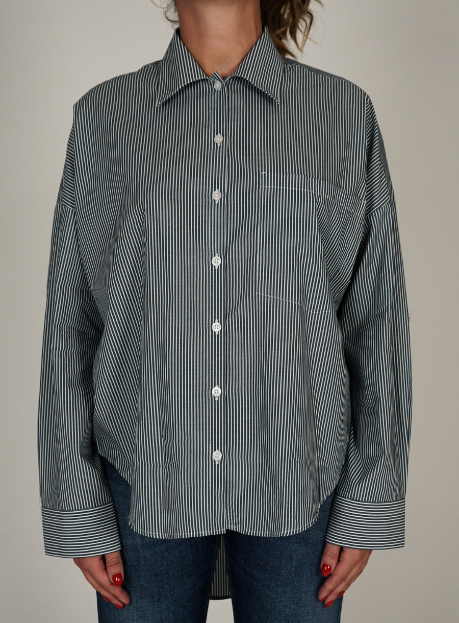 Camicia a Righe in Cotone