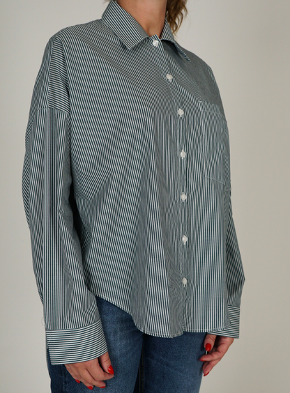 Camicia a Righe in Cotone