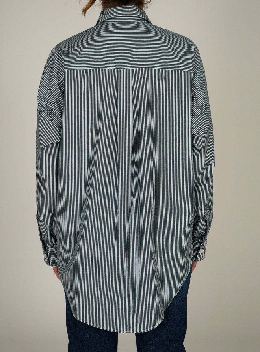 Camicia a Righe in Cotone