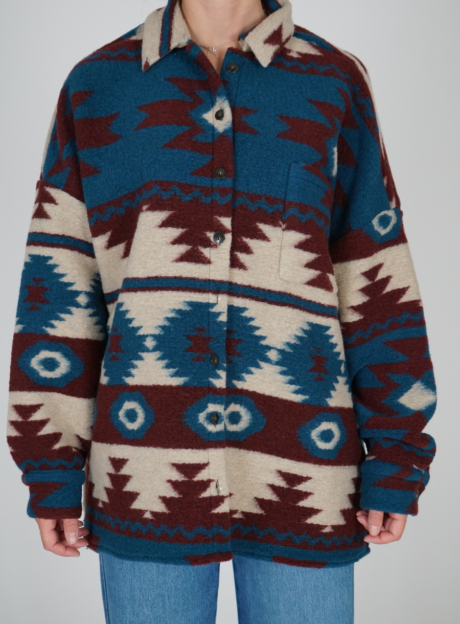 Camicia Lana Mix Navajo