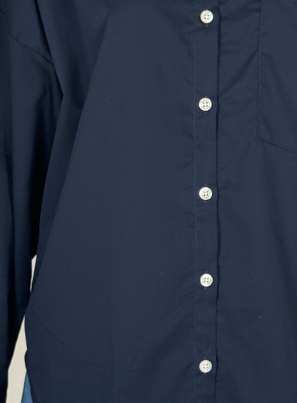 Camicia Oversize Navy