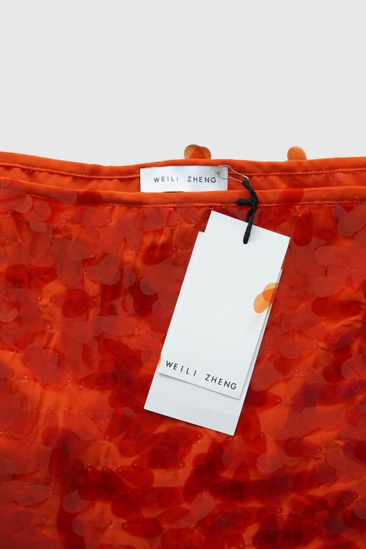 Mini Gonna paillettes rossa