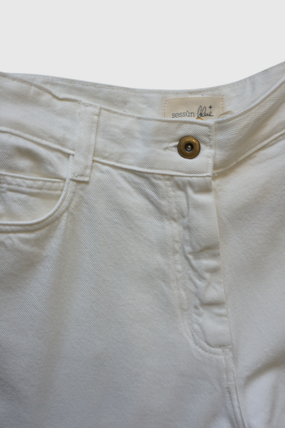 Pantalone bianco panna