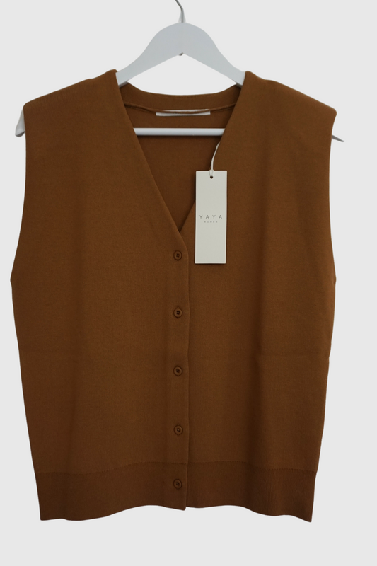 Gilet chipmunk brown