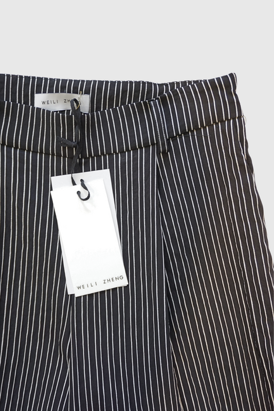 Pantalone a palazzo rigato